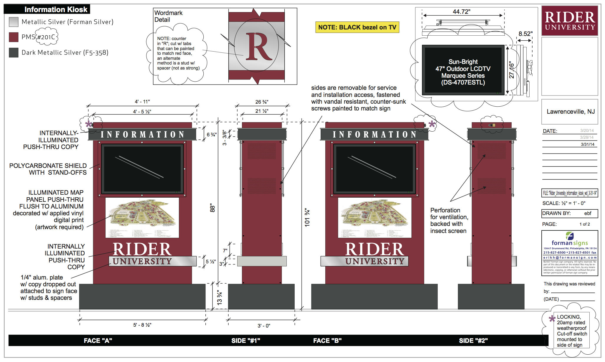 custom business sign design forman signs und sign and design